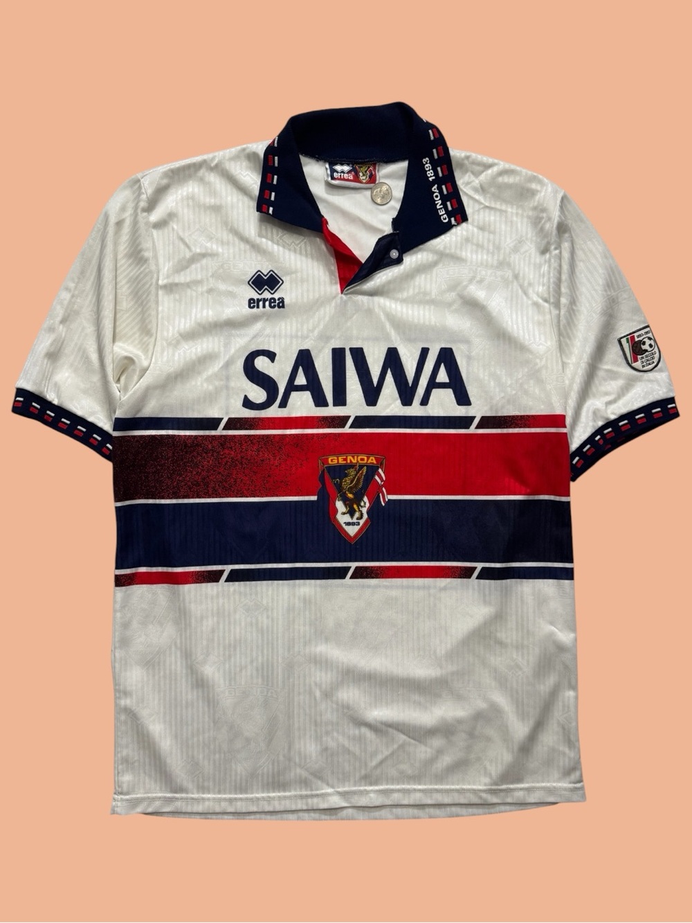 Vintage 1992-1993 Genoa Away Soccer Jersey